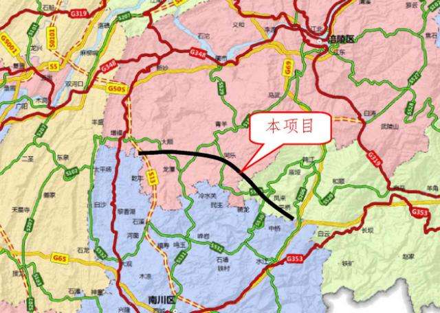 好消息 武隆至两江新区高速走向来了,今后去重庆又多了一条路